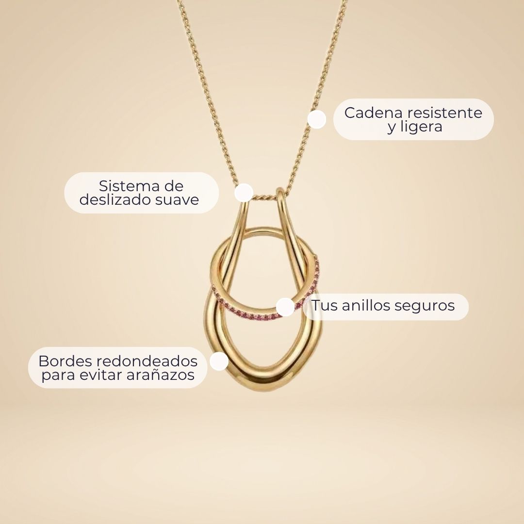 Collar Guarda Anillos Origin - Acero Inoxidable