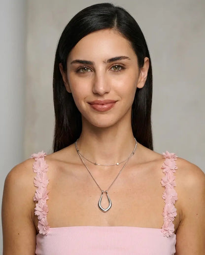 Collar Origin + Collar Cube - Plateado