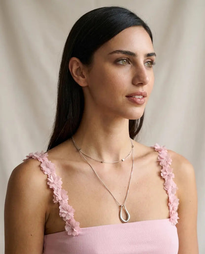 Collar Origin + Collar Cube - Plateado