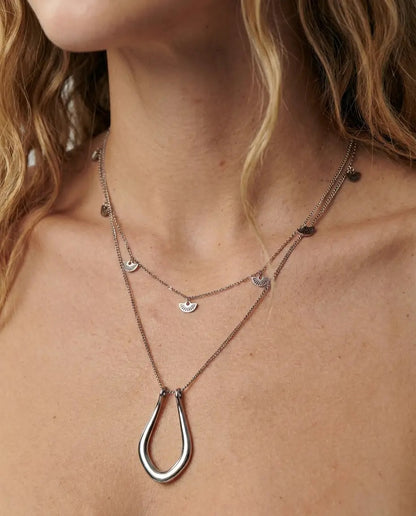 Collar Origin + Collar Brisa - Plateado