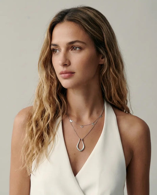 Collar Origin + Collar Brisa - Plateado
