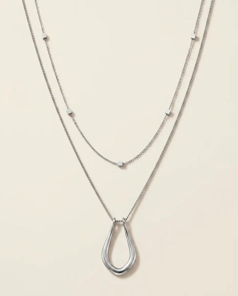 Collar Origin + Collar Cube - Plateado